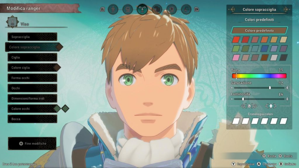 creazione personaggio mh stories 3