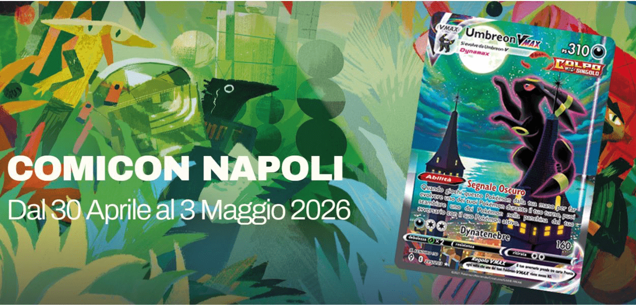 Rubata (e fortuitamente ritrovata) una carta Pokémon al Comicon di Napoli