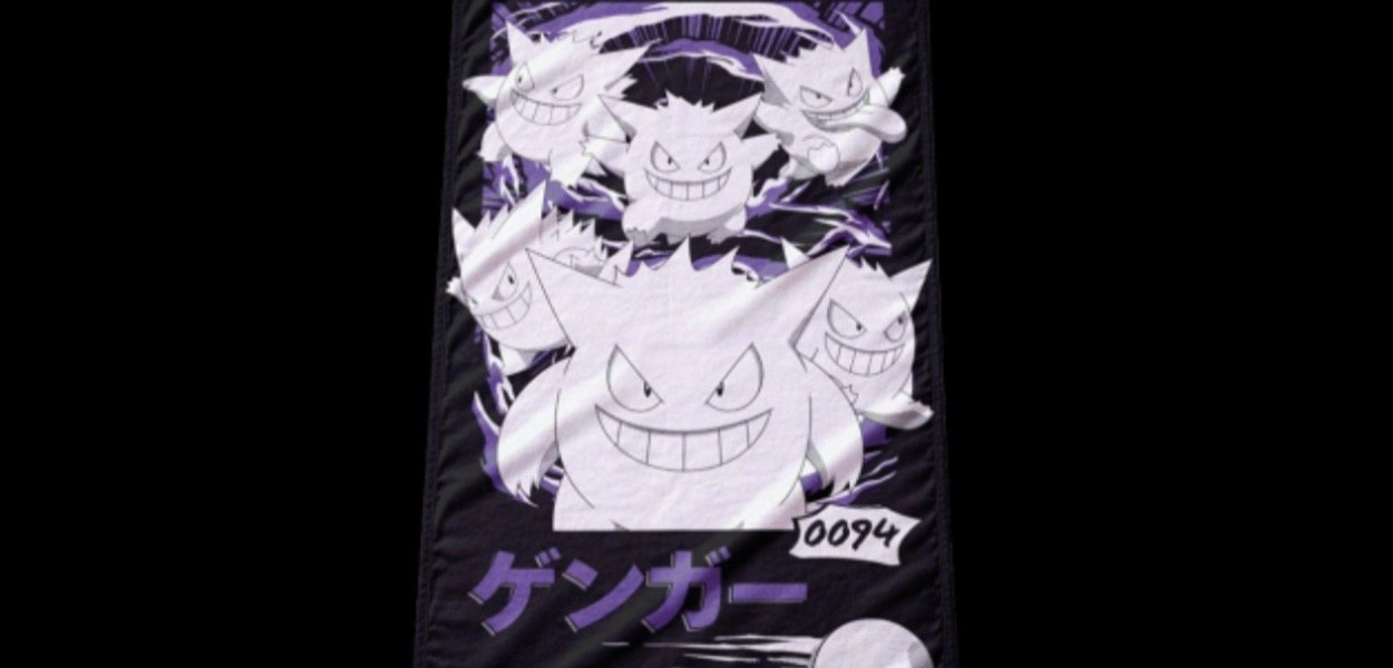 Arriva in edicola il telo mare Pokémon dedicato a Gengar