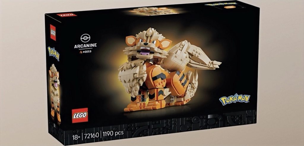 Leak immagine del set LEGO Pokémon di Arcanine