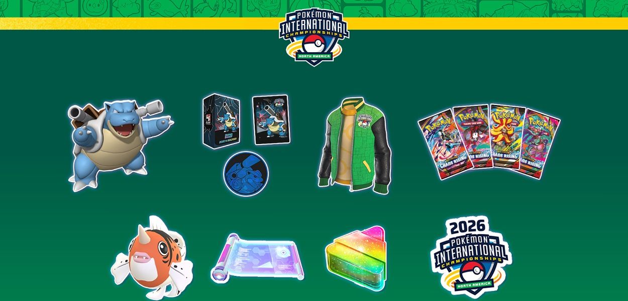 Ecco tutte le ricompense digitali riscattabili durante i Campionati Nordamericani Pokémon 2026