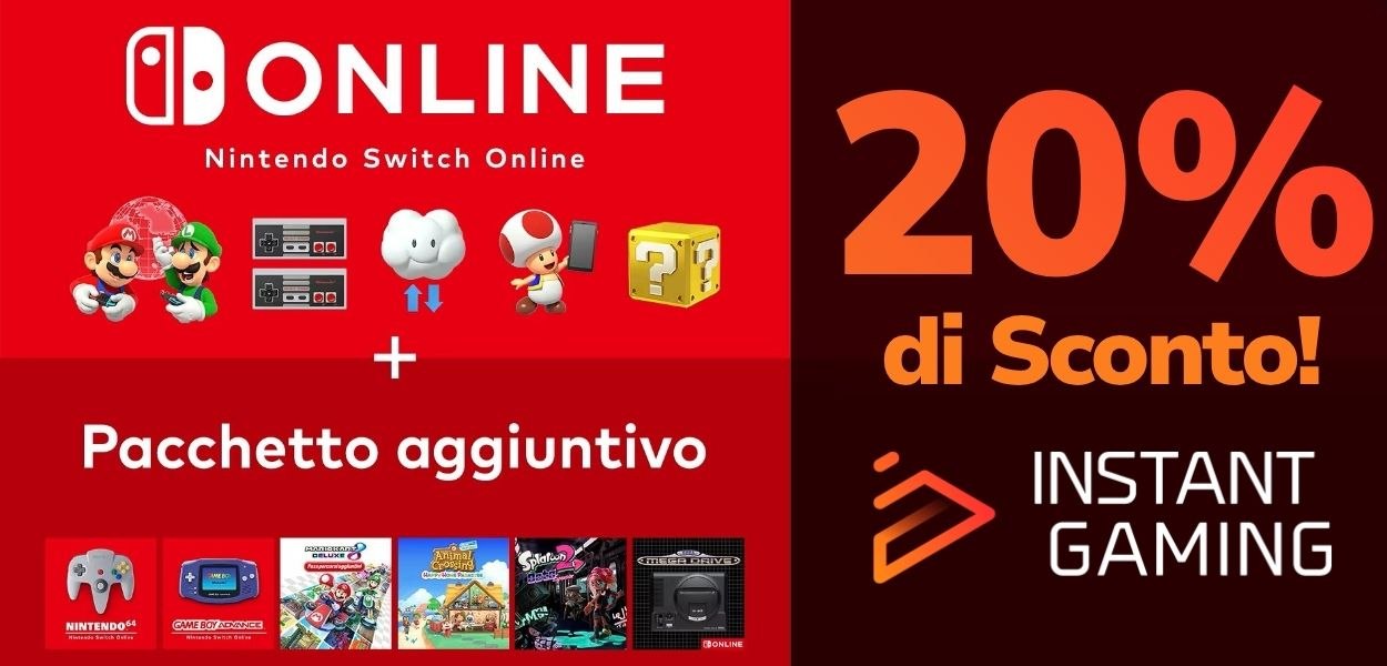 Offerta speciale di Instant Gaming sul Nintendo Switch Online per i 25 anni del GBA