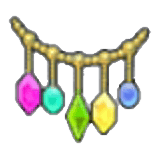 Ornamento da parete con gemme
