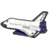 Modellino di Space Shuttle