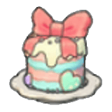 Torta con fiocco