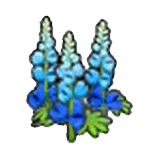 Fiori vigorosi (blu)