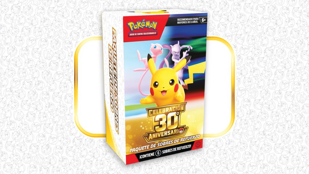Confezione di sei buste dell'espansione 30° Anniversario del GCC Pokémon