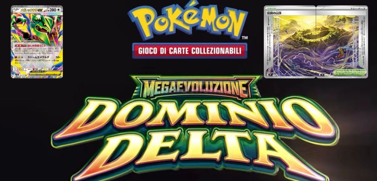 Storm Emeralda: tra le carte rivelate Mega Rayquaza ex e una inedita tipologia di carte stadio