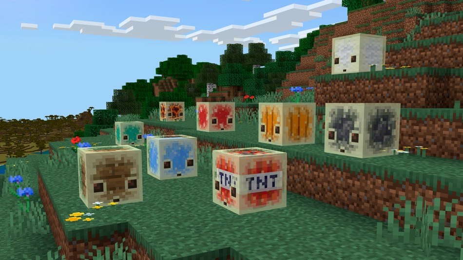 Cubi di zolfo trasformati, Minecraft
