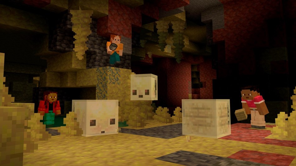 Cubi di zolfo nelle caverne, Minecraft
