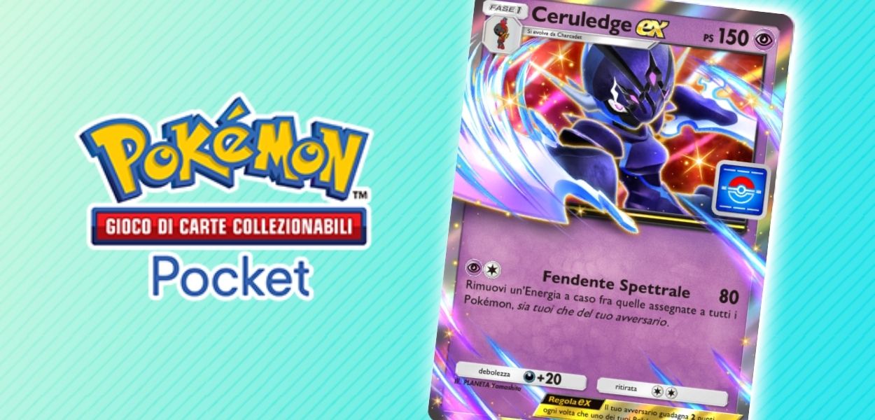 GCC Pokémon Pocket: è iniziato l’evento bonus Ceruledge-ex