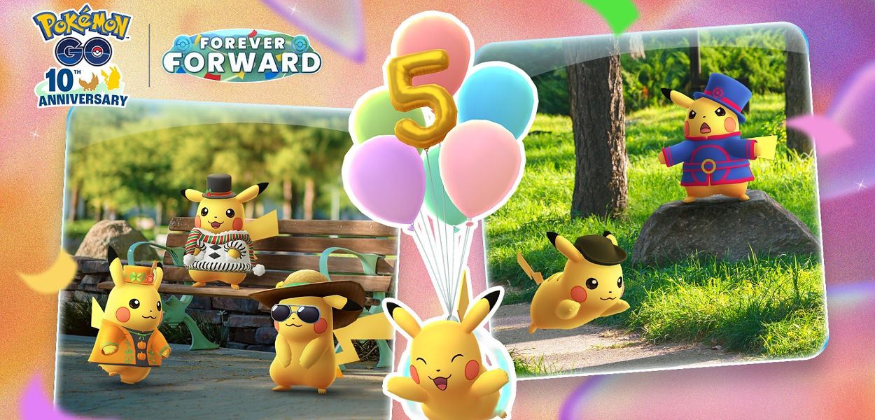 Pokémon GO: in arrivo l'evento Festeggiamenti speciali per l'anniversario con Pikachu