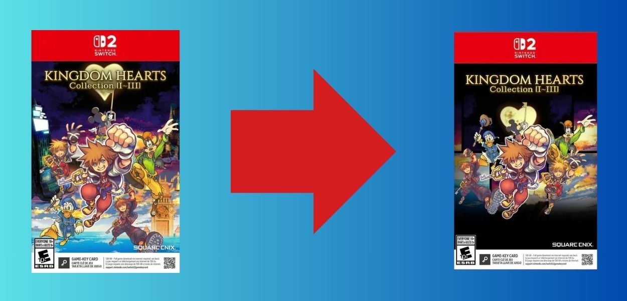La copertina di Kingdom Hearts Collection è stata cambiata