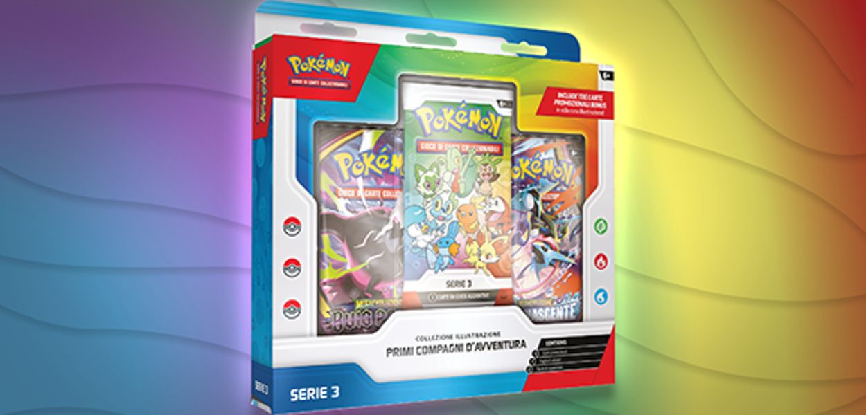 GCC Pokémon: rivelate le carte promo della Collezione illustrazione Primi compagni d'avventura - Serie 3