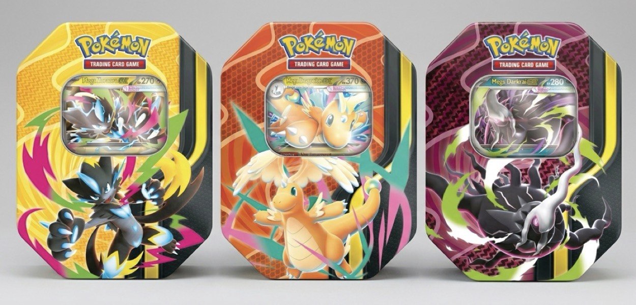 GCC Pokémon: annunciate le nuove tin da collezione in uscita ad agosto