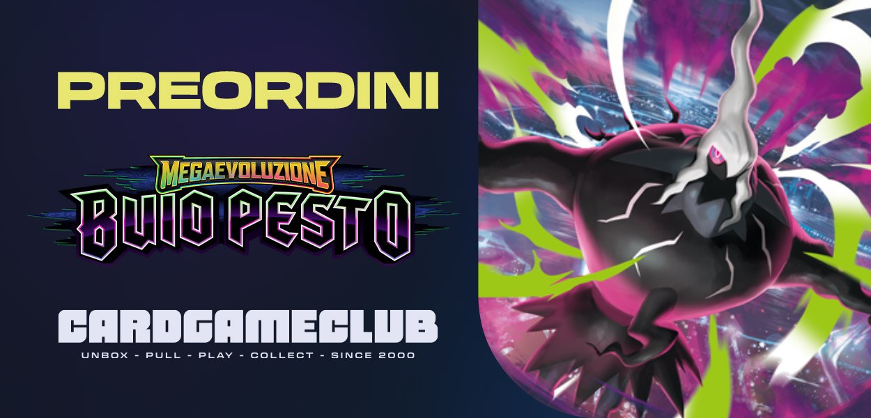 CardGameClub: tutte le novità in preordine di Megaevoluzione – Buio Pesto