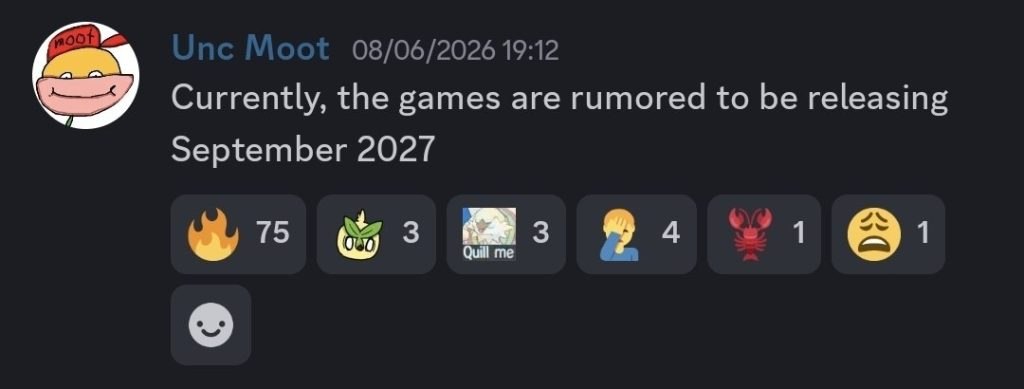 Pokémon Vento e Onda settembre 2027