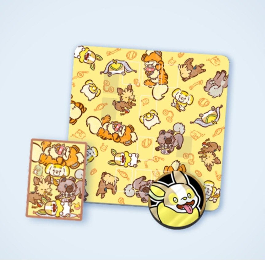 Accessori evento pesca misteriosa Growlithe ed Emolga