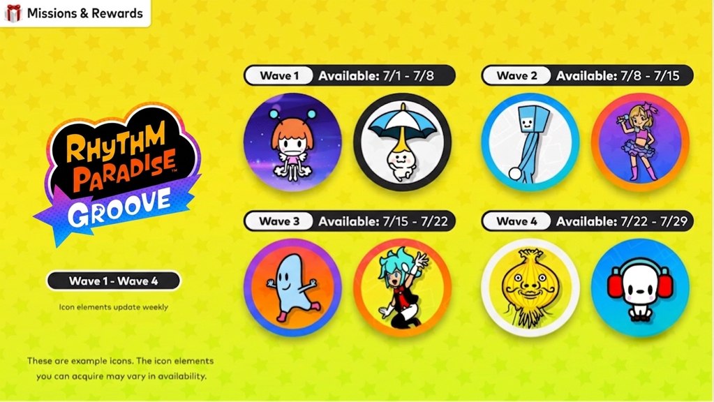Icone di Rhythm Paradise Groove su Nintendo Switch Online
