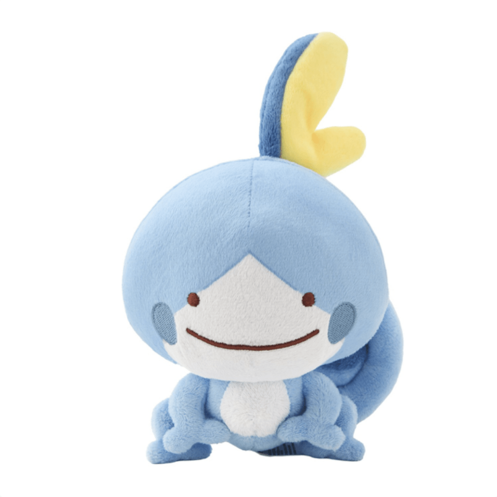 Peluche di Ditto che si trasforma in Sobble, collezione "Transform! Ditto" del Pokémon Center