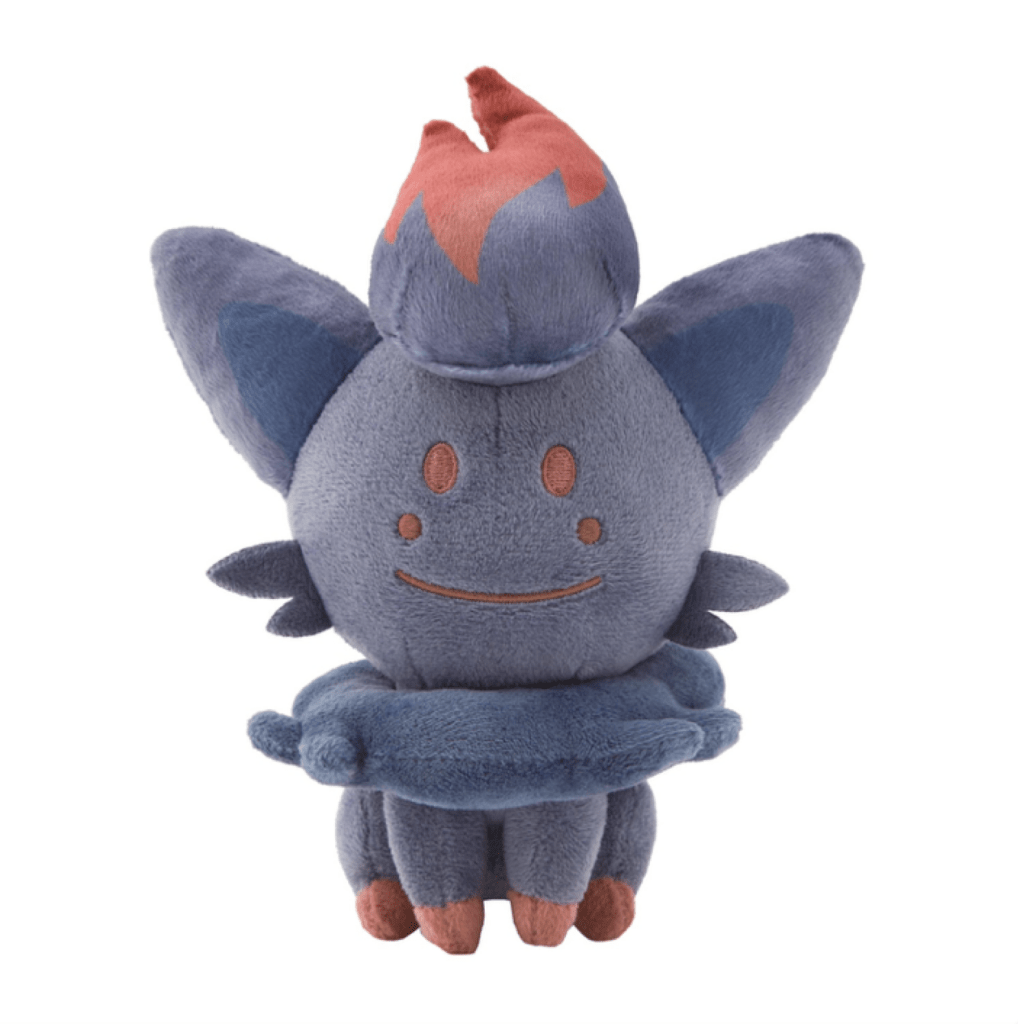 Peluche di Ditto che si trasforma in Zorua, collezione "Transform! Ditto" del Pokémon Center