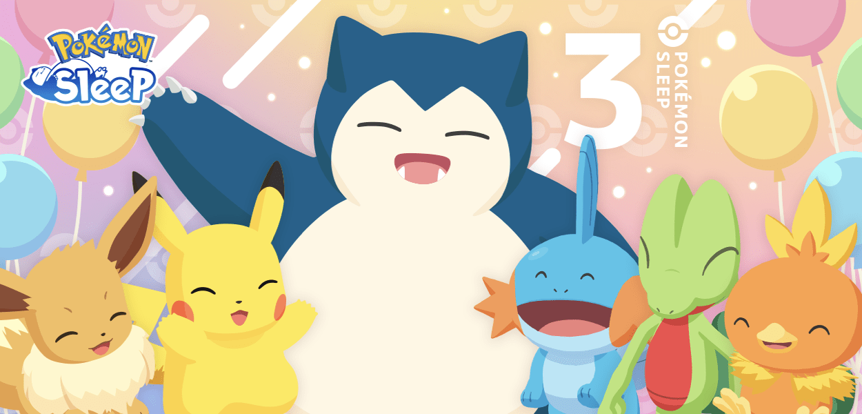 Pokémon Sleep: in arrivo l'evento in vista del 3° anniversario