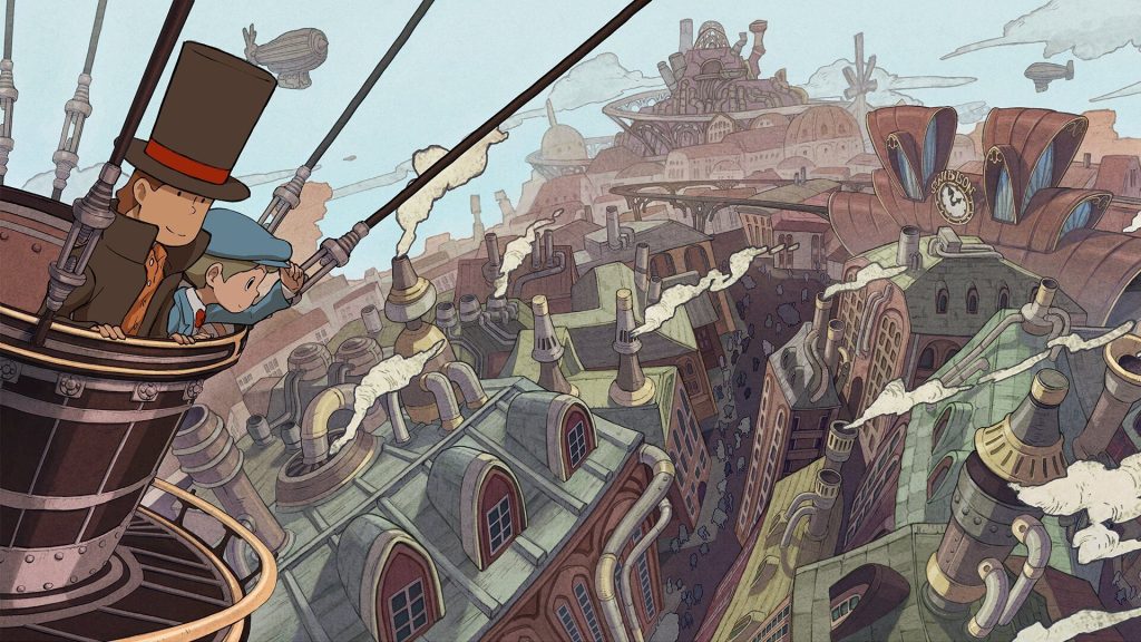Steam Bison, Il Professor Layton e il Nuovo Mondo a vapore