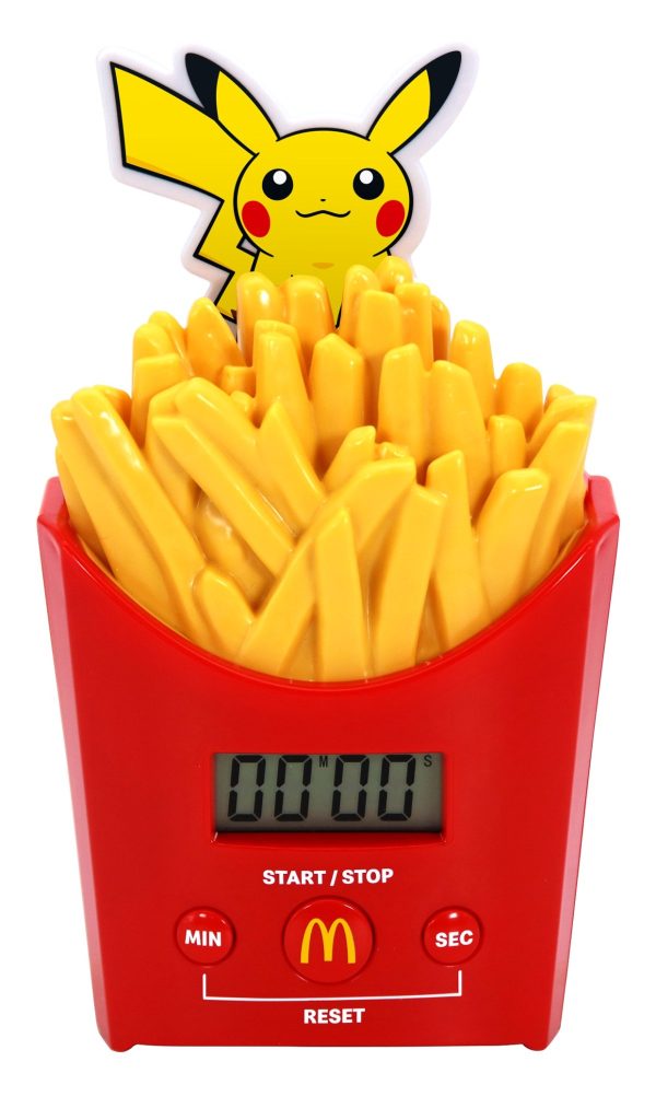 Timer a forma di patatine fritte con Pikachu, McDonald's Giappone