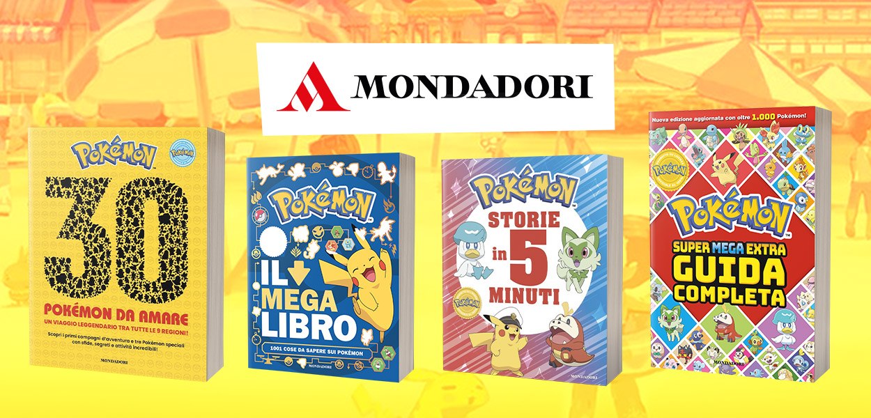 Mondadori: 4 libri Pokémon da leggere durante le vacanze