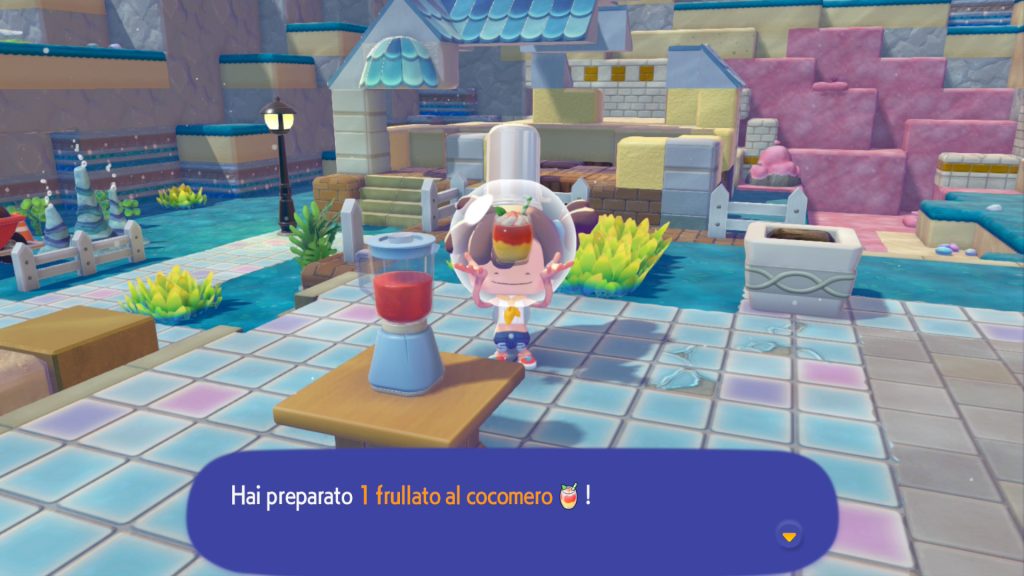 Preparazione frullati
