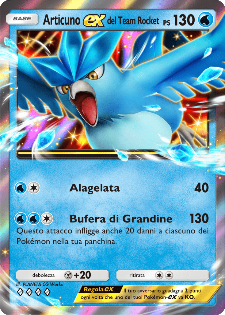 Articuno-ex del Team Rocket