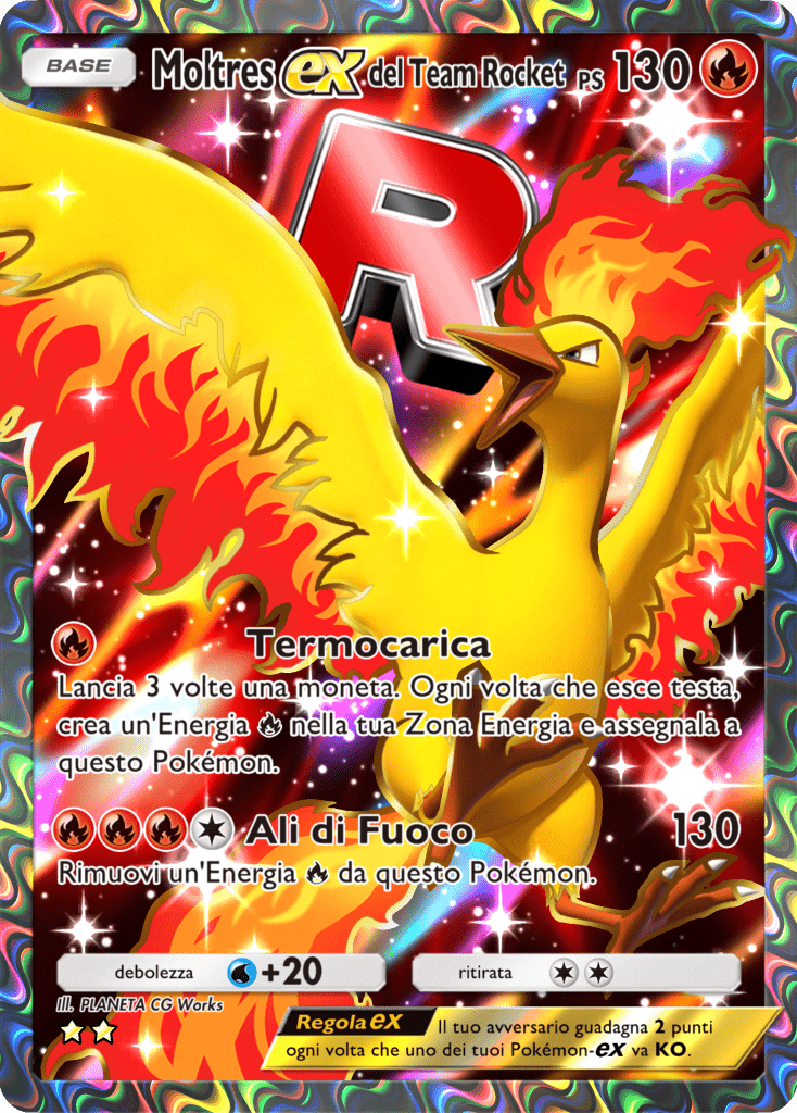 Moltres-ex del Team Rocket
