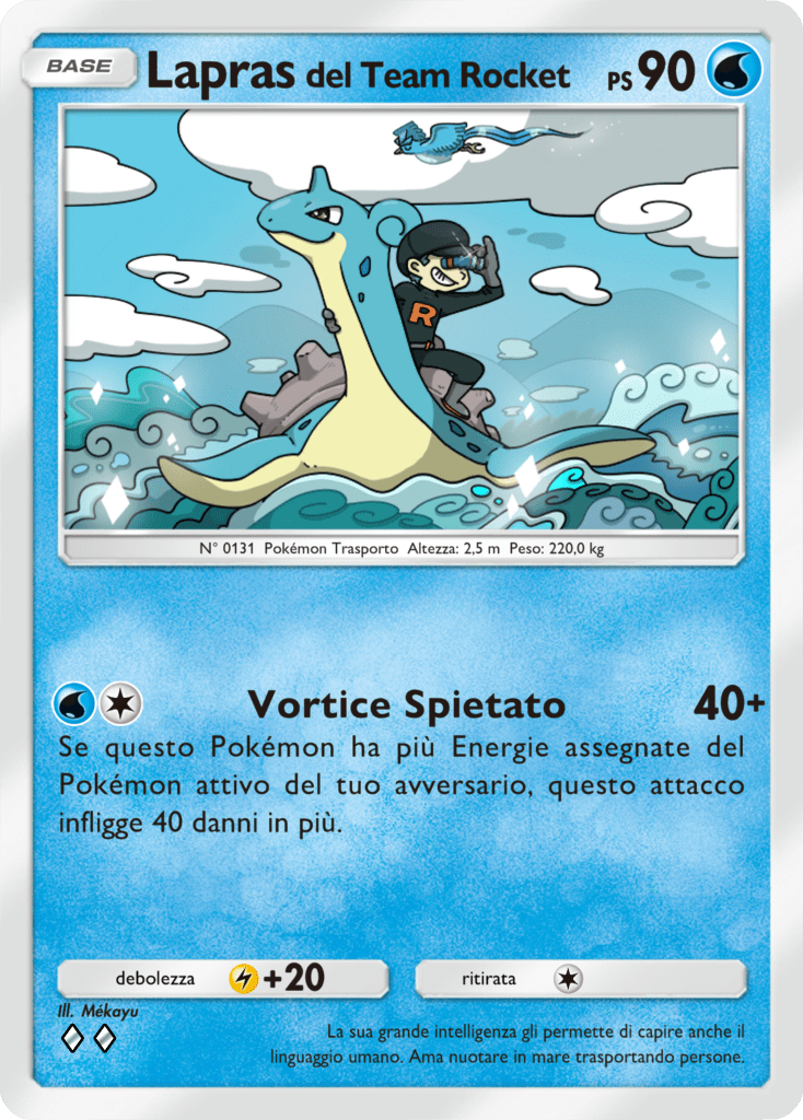 Lapras del Team Rocket