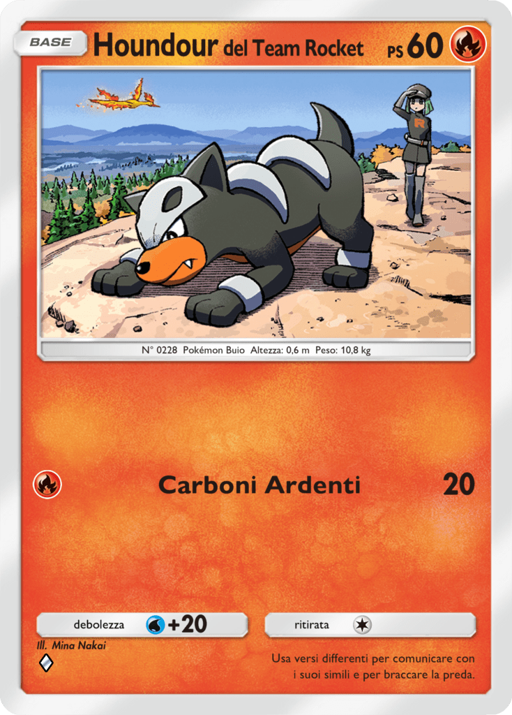 Houndour del Team Rocket