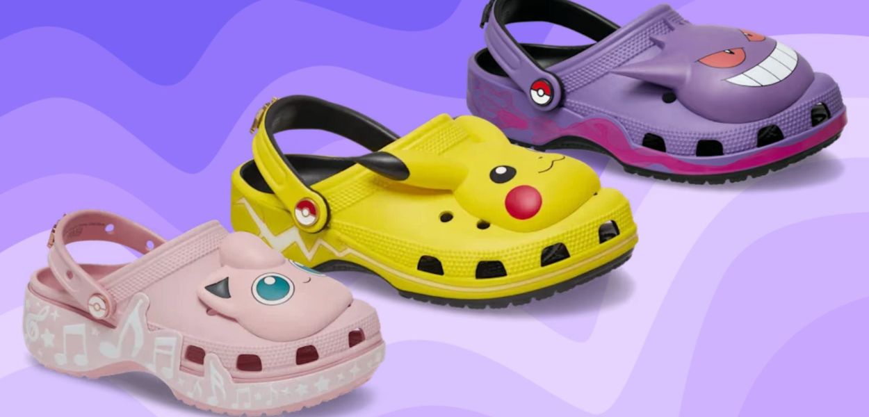 In arrivo tre nuovi modelli di Crocs a tema Pokémon
