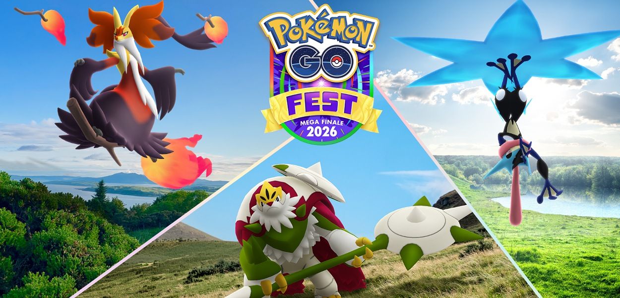 Pokémon GO: MegaChesnaught, MegaDelphox e MegaGreninja arrivano con l'evento Mega finale del Pokémon GO Fest 2026