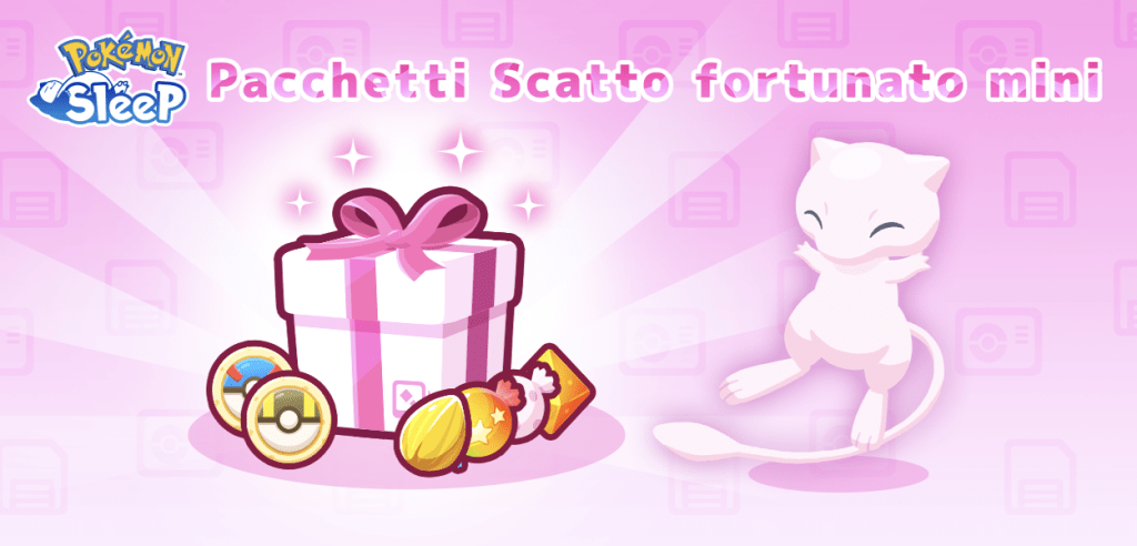 Pokémon Sleep Pacchetti Scatto fortunato mini