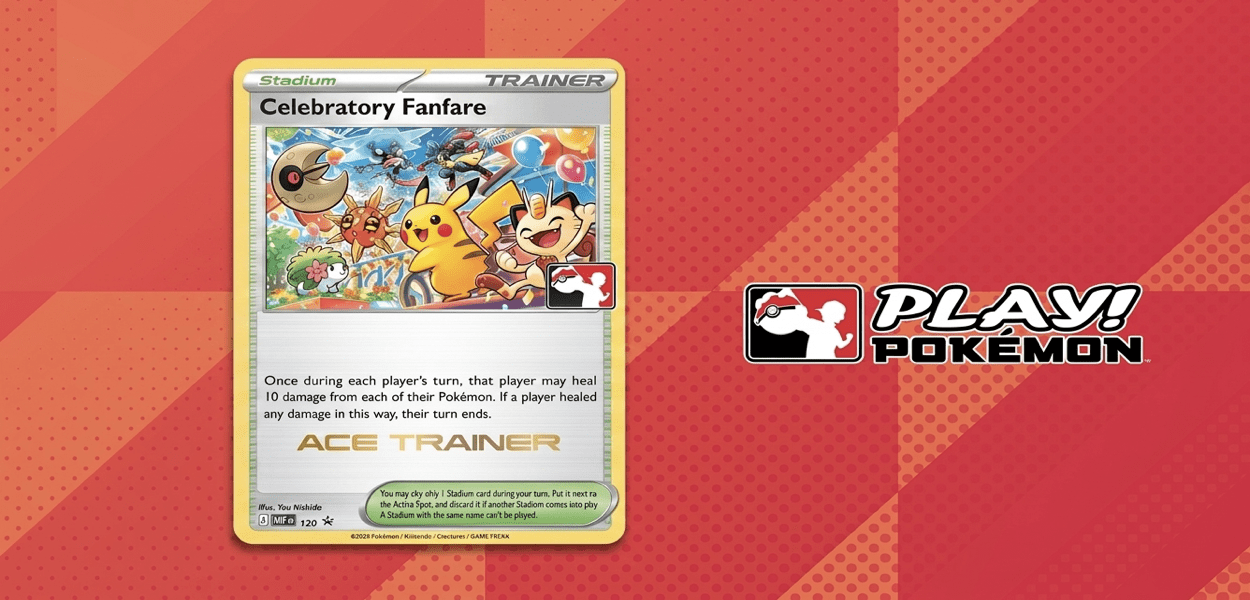 GCC Pokémon: svelata la nuova carta Celebratory Fanfare 2026
