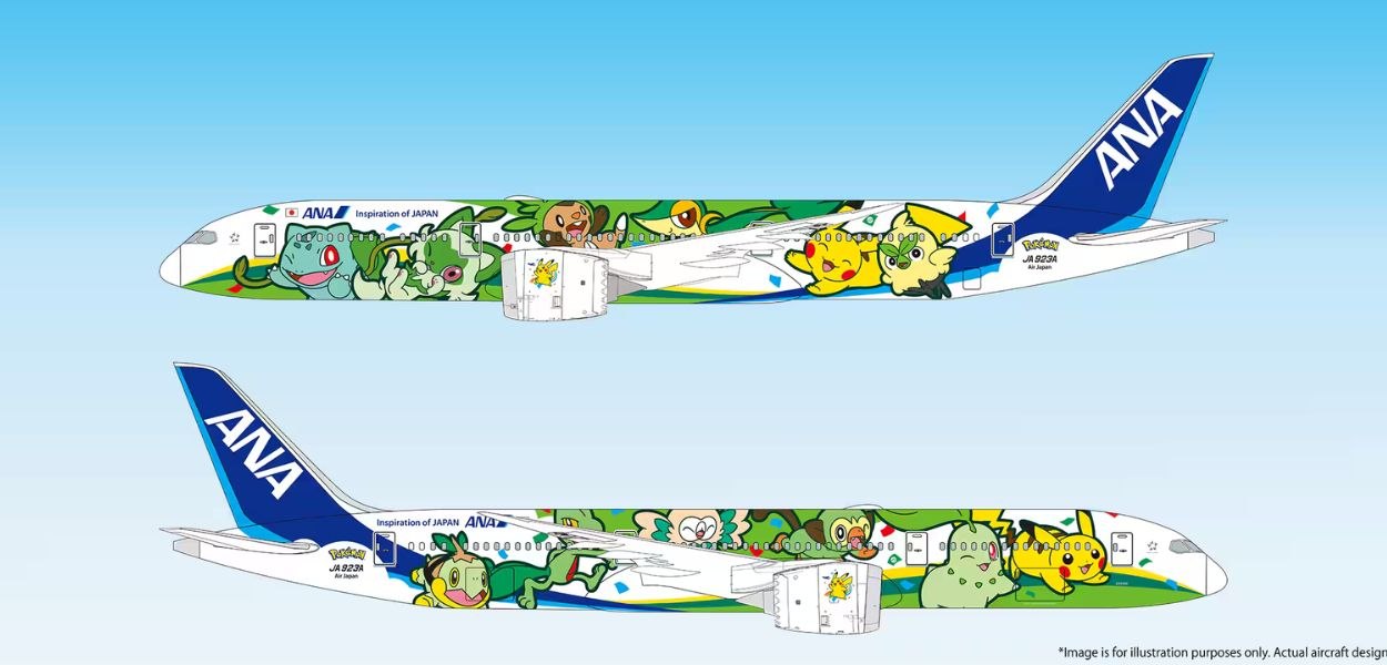 Pokémon e ANA celebrano il 30° Anniversario con un nuovo Pokémon Jet
