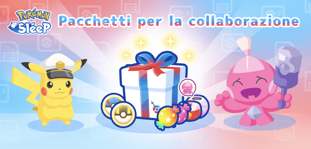 Pokémon Sleep Pacchetti per la collaborazione