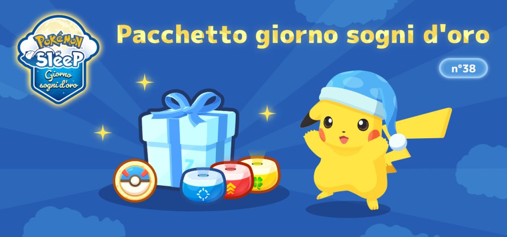 Pacchetto giorno sogni d'oro n° 38, Pokémon Sleep