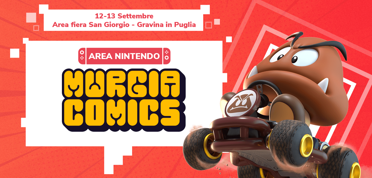 L’Area Nintendo di PokeMillennium ti aspetta a MURGIA COMICS il 12 e 13 settembre!