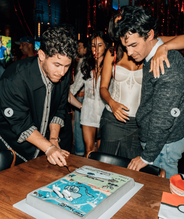 joe jonas torta di mew