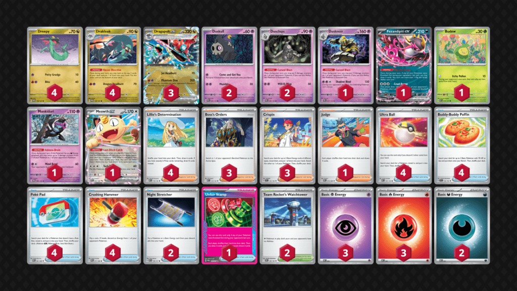 Mazzo Dragapult+Dusknoir di Natalie Millar