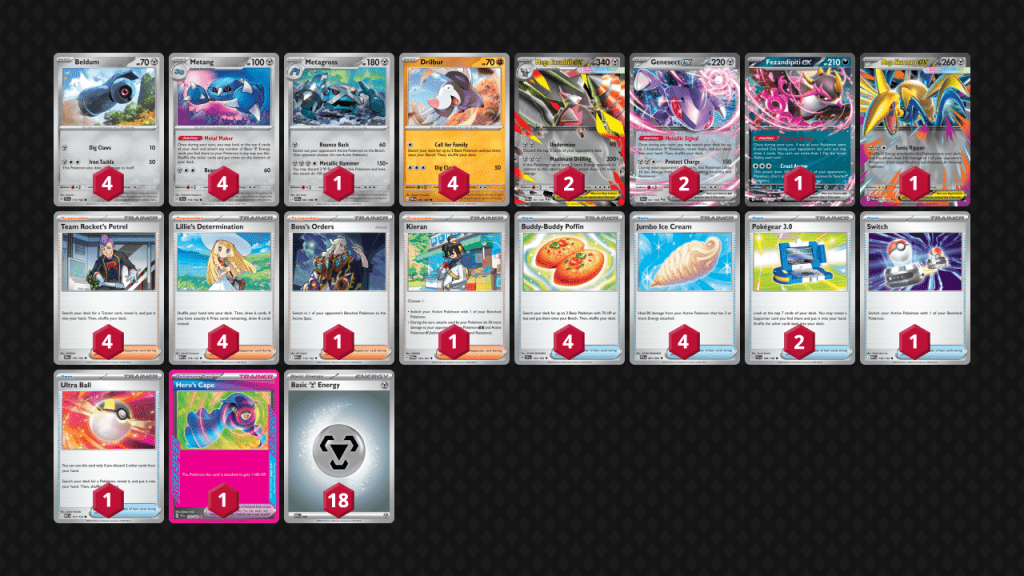 Lista Mega Excadrill-ex di Pedro Eugenio Torres