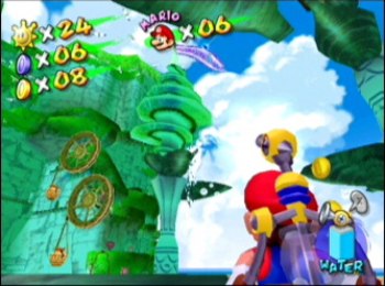 super mario sunshine mario nsw