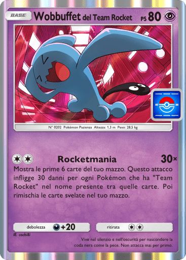 Wobbuffet del Team Rocket