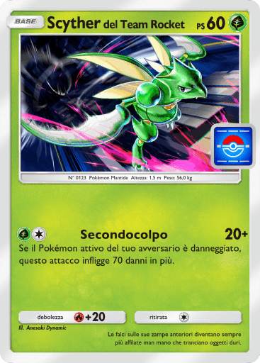 Scyther del Team Rocket