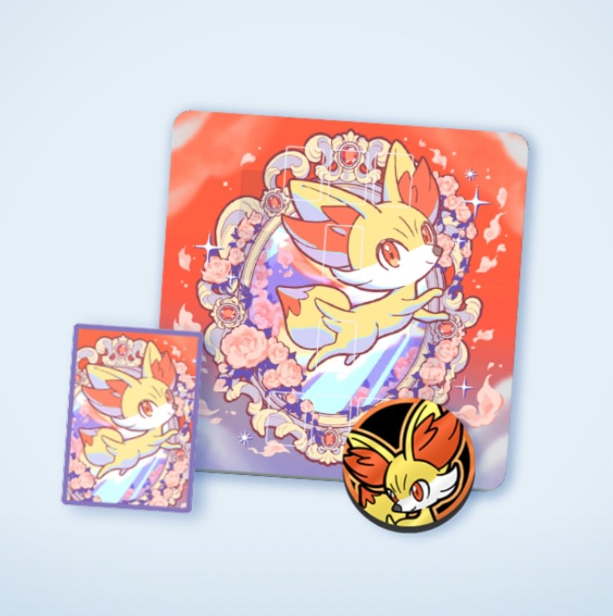 Accessori evento pesca misteriosa Fennekin 