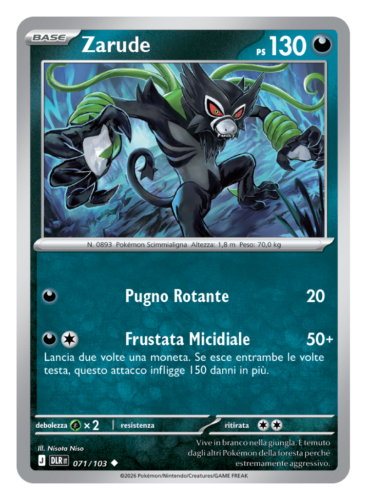 Zarude Dominio Delta